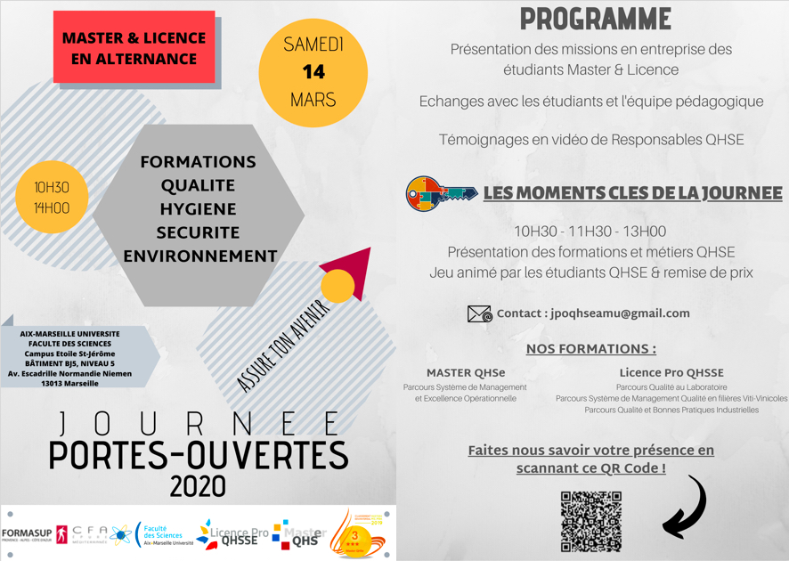 Journ&eacute;e Portes Ouvertes Formations QHSE